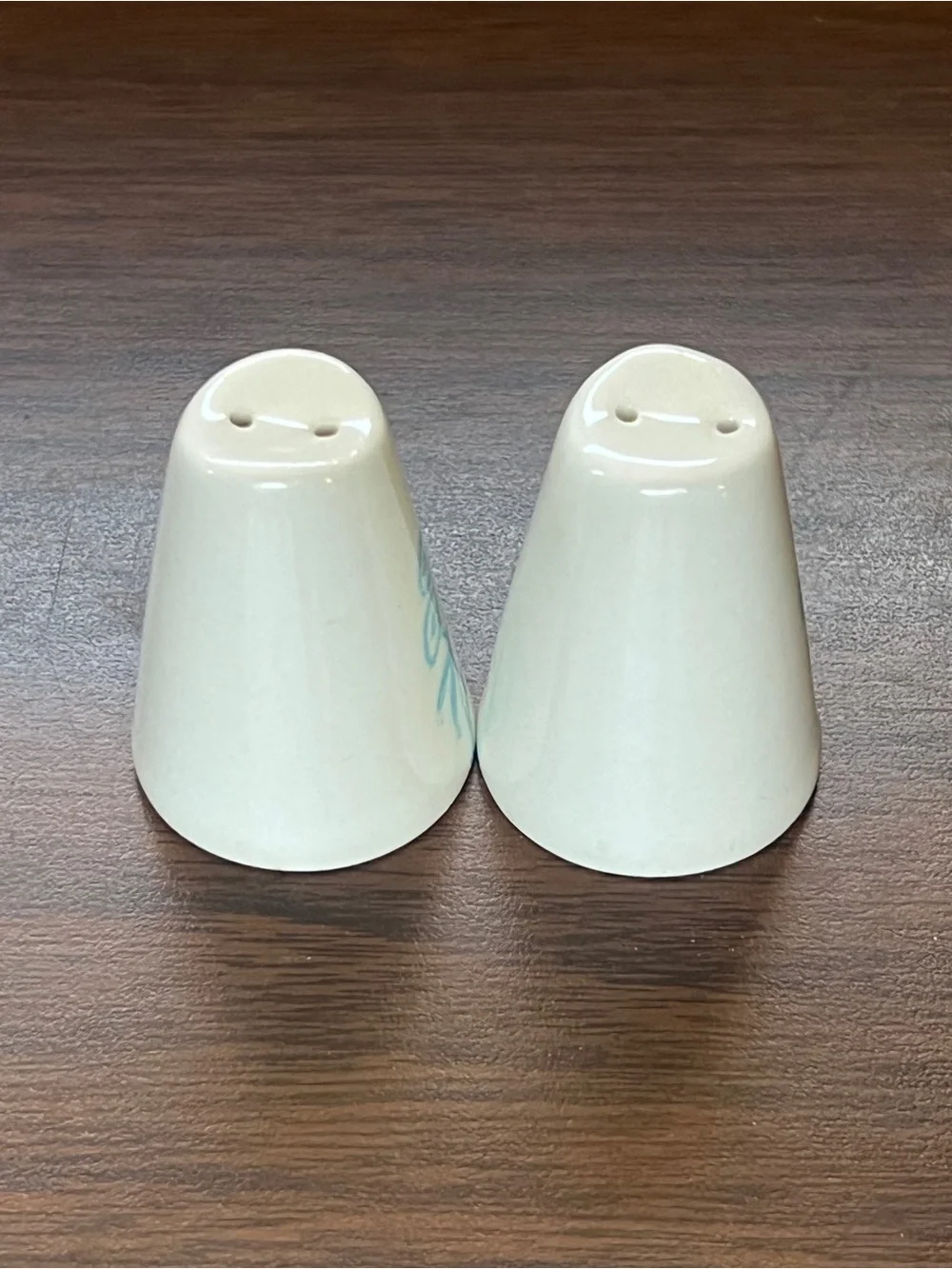 Vintage Mid-century Small Ceramic Salt and Pepper Shakers
